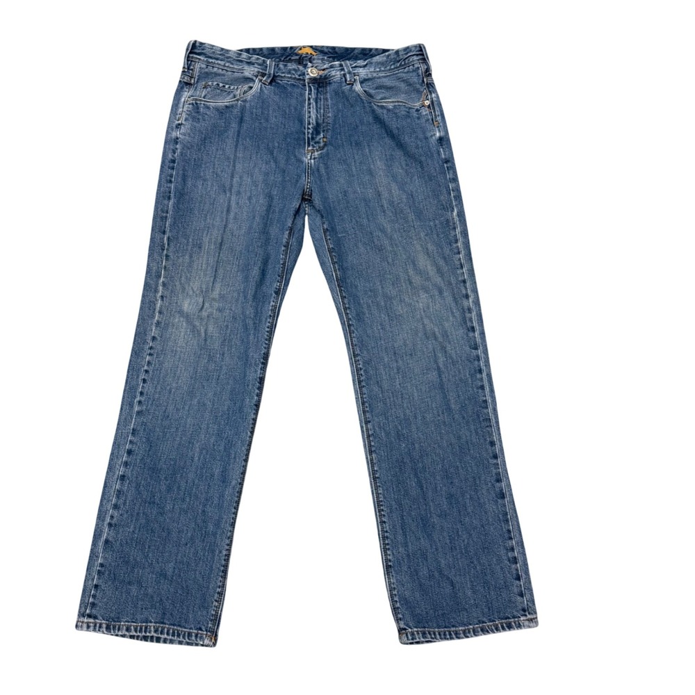 Tommy Bahama Mens Standard Fit Jeans 38x32 Blue Denim Straight Leg Medium Wash